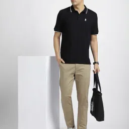 R&B Black Regular Fit T-Shirt image 3