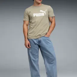 Puma Beige No.1 Logo Regular Fit Tee image 5