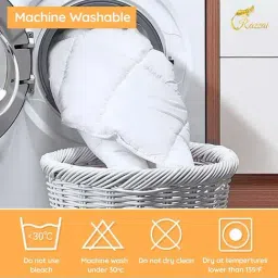 Razzai Grey Poly fill Basic Comforters image 3