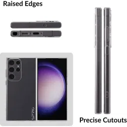 SPRIG Unisex Solid Samsung Galaxy S23 Ultra 5G Back Case Mobile Accessories image 2