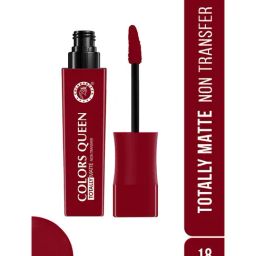 Colors Queen Totally Matte Non Transfer Liquid Lipstick Captive - 7.5 gm-picture-21