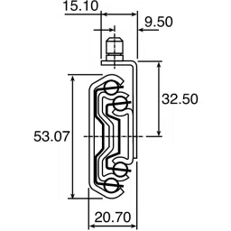Accuride Telescopic Rail, 642 mm Depth, 100 Kg Max Load, DS5322-0060-2 image 3