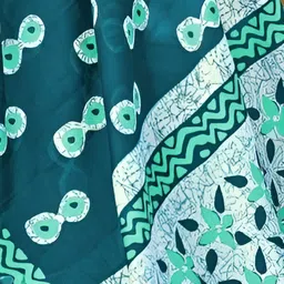 all about you Batik Printed Pure Cotton Saree image 4