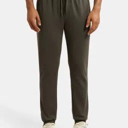 Jockey AM05 Men's Super Combed Cotton Rich Pique Fabric Slim Fit Joggers with Zipper Pockets-image-16