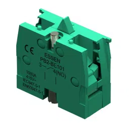 Essen Deinki PB2 Series 415 V NO Green Contact Element, PB2-BE101 image 1