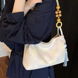 StyleCast x Revolte Floral Printed Structured One Handle Shoulder Bag image 4