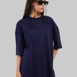 Underrated Club Women High Neck Drop-Shoulder Sleeves Bio Finish T-shirt-picture-16