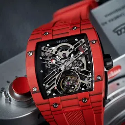 oblvlo Men Dial & Straps Analogue Multi Function Automatic Motion Powered Watch EM-ST-RBRR image 3