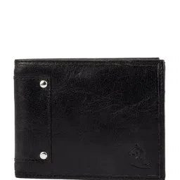 Kara Black Panelled Leather Bi-Fold Wallet-image-41