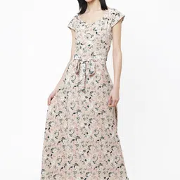 Mast & Harbour Women Floral Printed A-Line Dress-picture-30