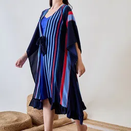 The Kaftan Company Striped Nightdress image 2