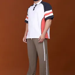 Yazole Men Relaxed Fit Mid-Rise Parallel Trousers image 4