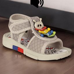 Lil Lollipop Caterpillar Designed Musical Sandals - Grey-picture-34