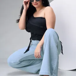 Miss Chase A+ Women Bootcut High-Rise Heavy Fade Stretchable Jeans image 4