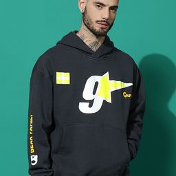 GRIFFEL Men Printed Hooded Pullover Sweatshirt-picture-29
