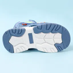 Cute Walk by Babyhug Velcro Closure Sandals With Applique - Blue image 5