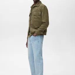 MANGO MAN Suede-Finish Tailored Jacket image 3