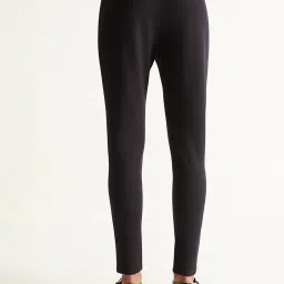 Cover Story Black Regular Fit High rise Leggings image 2