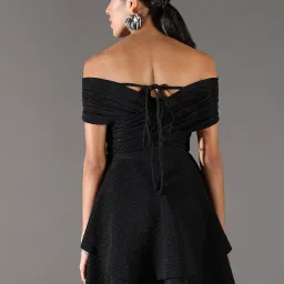 SHOWOFFFF Black Regular Fit Dress image 2