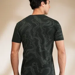 Being Human Dark Green Regular Fit T-Shirt image 2