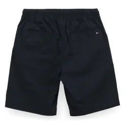 Tommy Hilfiger Boys Blue Solid Comfort Shorts image 2