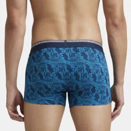 Jockey US63 Men's Super Combed Cotton Elastane Stretch Printed Trunk (Prints May Vary) image 3