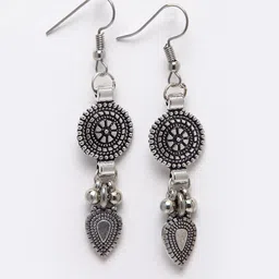 PANASH Oxidised Silver-Toned Jewellery Set image 5