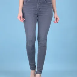 Crimsoune Club Grey Blended Skinny Fit Mid Rise Jeans-image-46