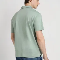 Forever 21 Green Regular Fit Polo T-Shirt image 2