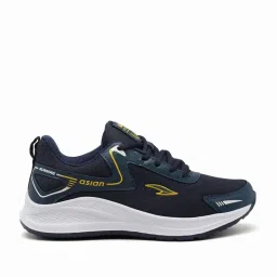 Asian Men's Navy Running Shoes image 2