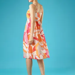 Globus Multicolor Printed Midi Dress image 2
