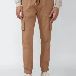 Forever 21 Brown Cotton Regular Fit Joggers-picture-25