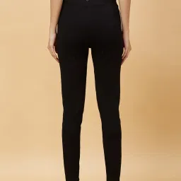Being Human Black Slim Fit Mid Rise Leggings image 2