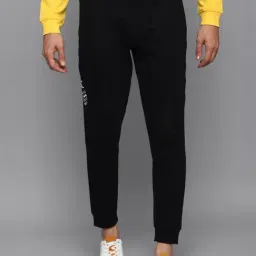 Allen Solly Black Regular Fit Printed Joggers-picture-16