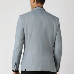 Van Heusen Grey Slim Fit Texture Blazer image 2