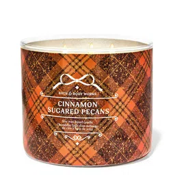 Bath & Body Works Cinnamon Sugared Pecans 3-Wick Candle-picture-21