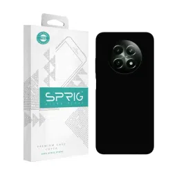 Sprig Back Cover for Realme 12 5G (Black)-picture-37