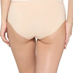 Wacoal Multi-Color Cotton Mid Waist Solid Hipster Panty (Pack of 3) image 2