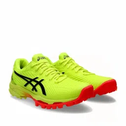 Asics Men's FIELD SPEED FF PARIS Lime Hockey Shoes image 2