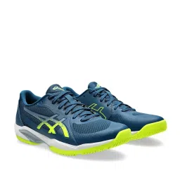 Asics Men's SOLUTION SWIFT FF 2 Blue Tennis Shoes image 2