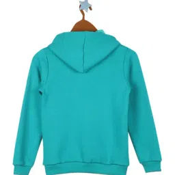 Monte Carlo Kids Teal Blue Printed Full Sleeves Sweatshirt image 2