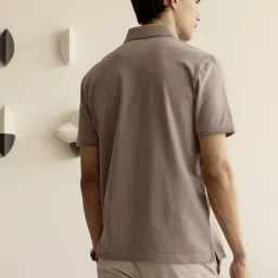 Andamen Brown Regular Fit Polo T-Shirt image 2