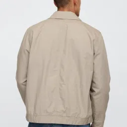 GAP Brown Cotton Regular Fit Solid Jacket image 2