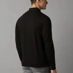 Louis Philippe Black Regular Fit Sweatshirt image 2