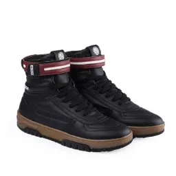 Bacca Bucci Men's SWAGGER Cosmic Black Ankle High Sneakers image 2