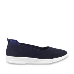 Mochi Women's Navy Flat Ballets image 2