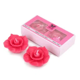 IRIS Red Home Fragrances Damask Rose Aromatic Floating Candle Pack of 2 (Set of 4) image 2