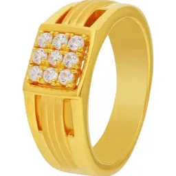 Malabar Gold and Diamonds 22k (916) Yellow Gold Ring for Men-picture-14