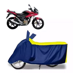 Auto Pearl Bike Cover for Honda CBF (Yellow & Blue)-picture-35