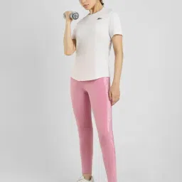 Reebok White Plain Sports T-Shirt image 4